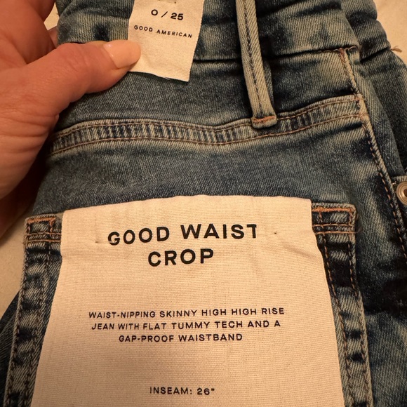 Good American Good Waist Crop Jeans - Picture 3 of 12